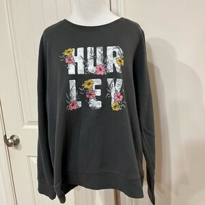 Hurley Charcoal Gray Sweatshirt